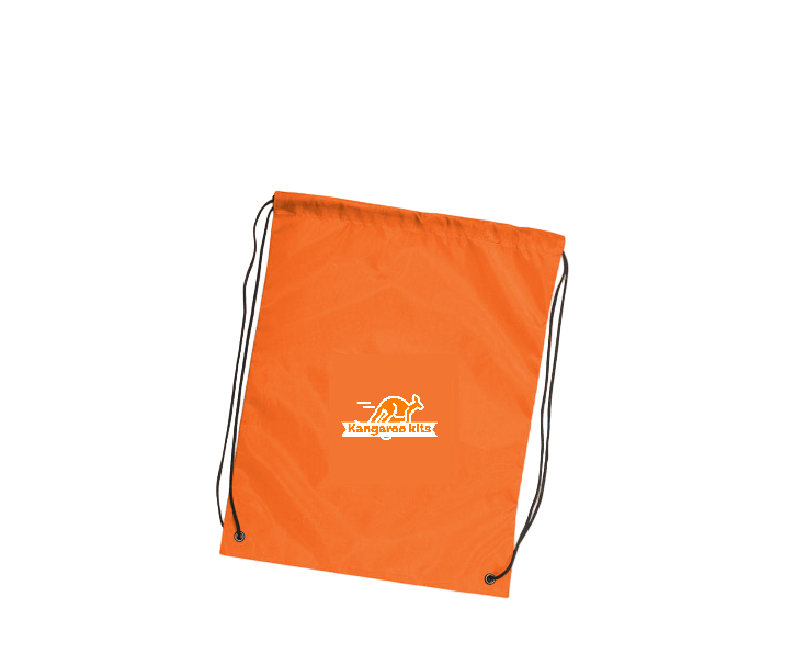 Kangaroo kits waterproof library bag orange