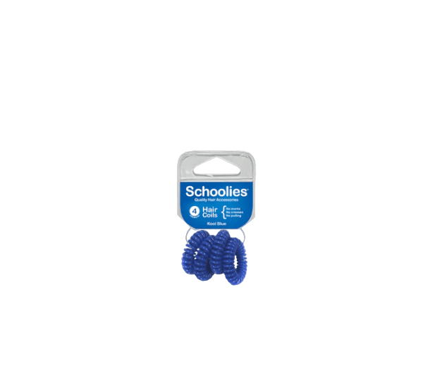 Schoolies Hair Coils - Kool Blue