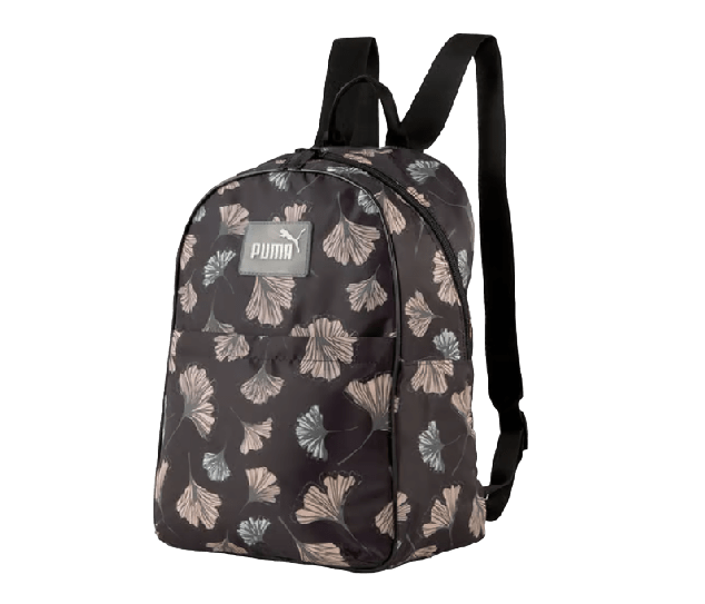 Puma Back Pack with Black Lotus Pattern