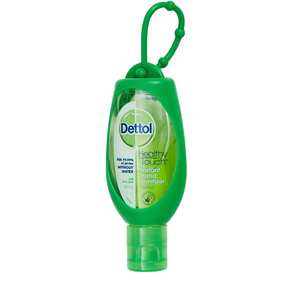 Dettol hand sanitiser with clip 50mL