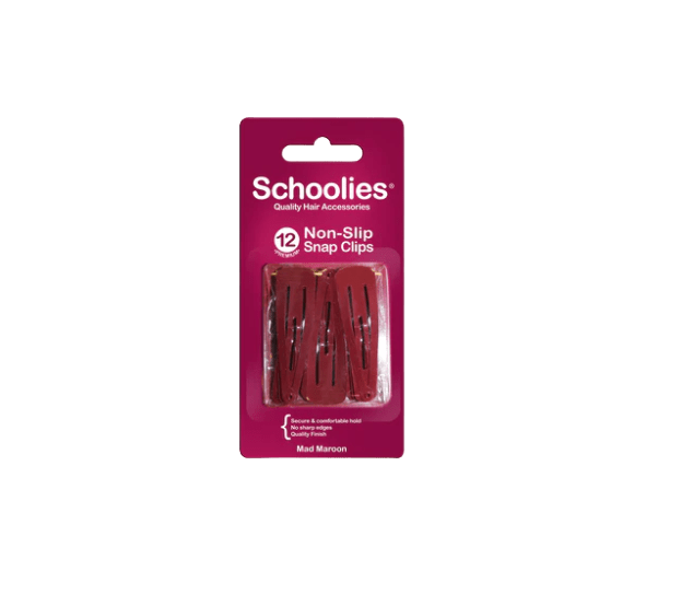 Schoolies Snap Clips - Mad Maroon