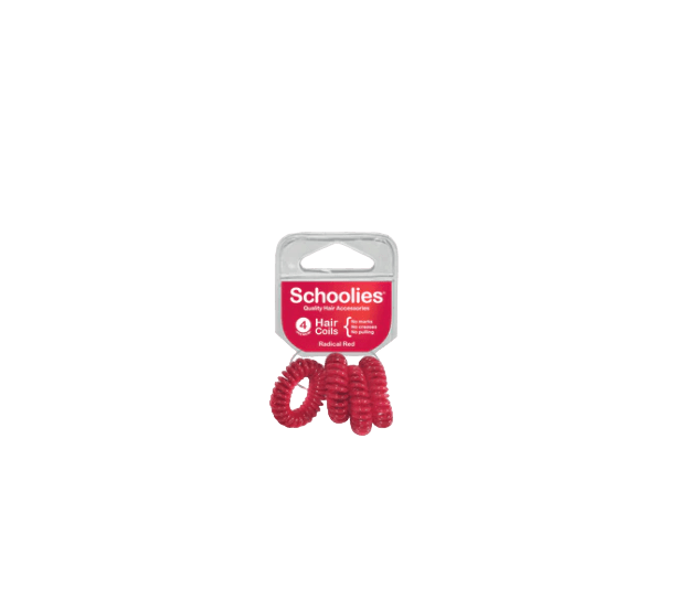 Schoolies Hair Coils - Radial Red